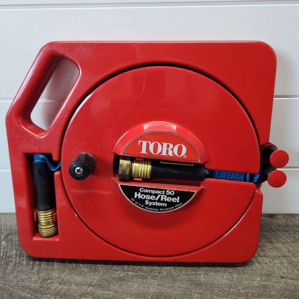 Vintage Toro Compact 50 Windup Garden Hose Reel System